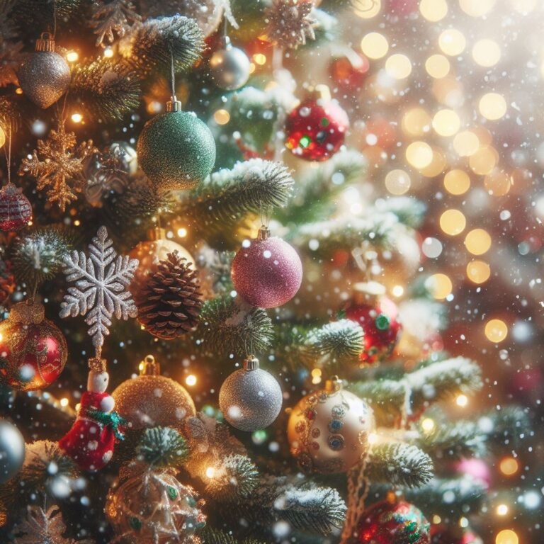 Christmas bokeh